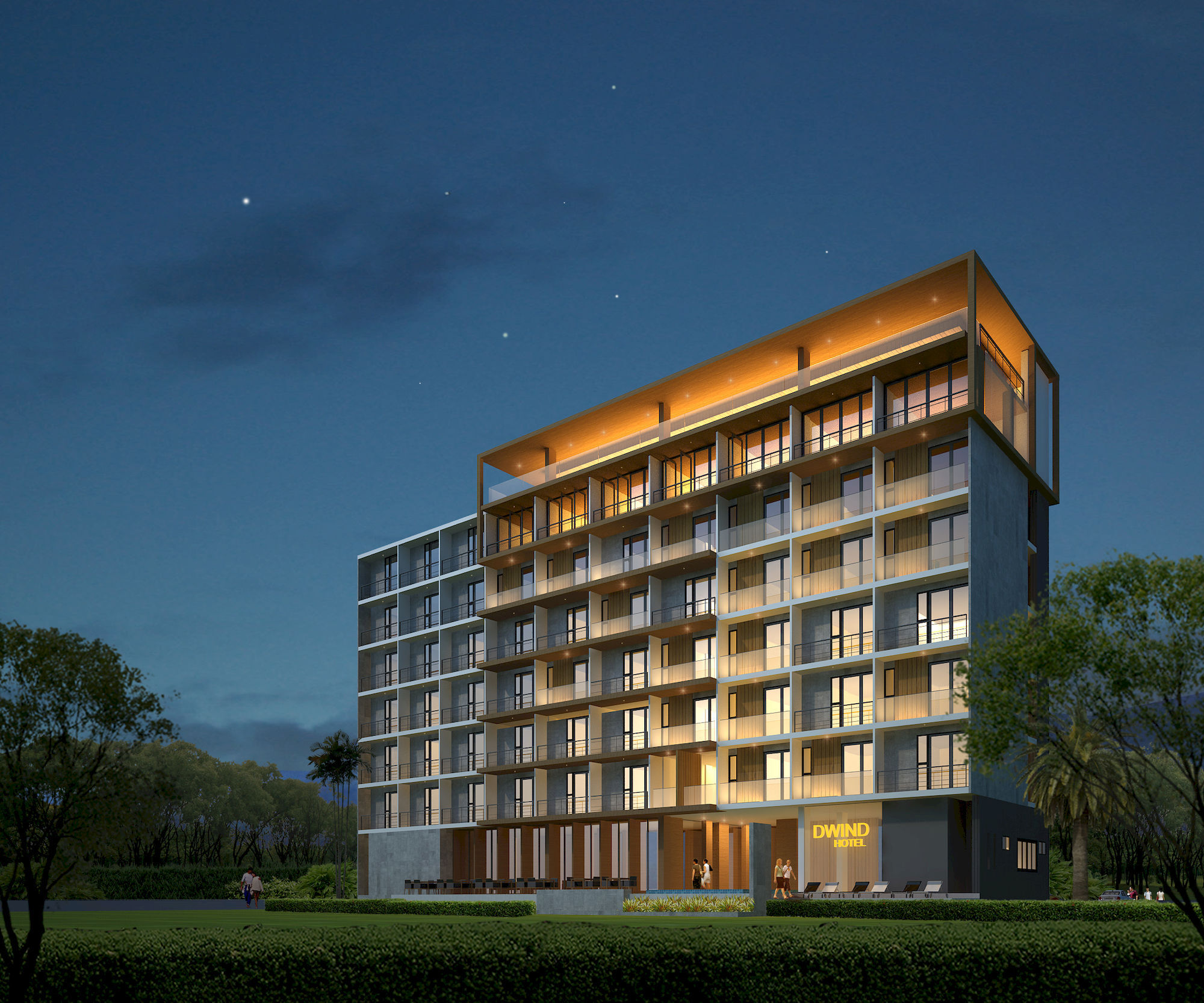 The Wind Hotel Банг-Саре Екстер'єр фото